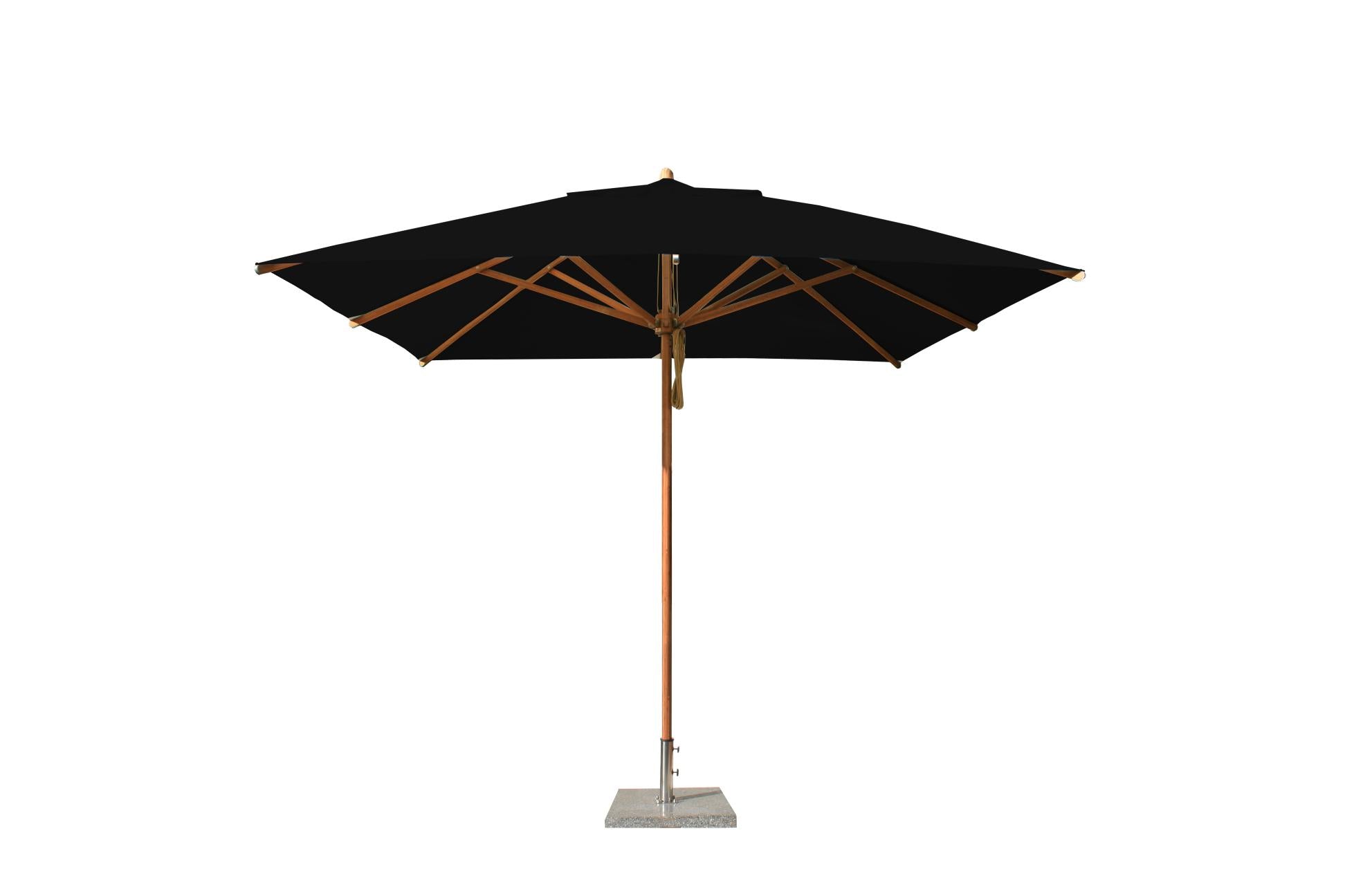 Bambrella Levante 3.0m Square Bamboo Umbrella