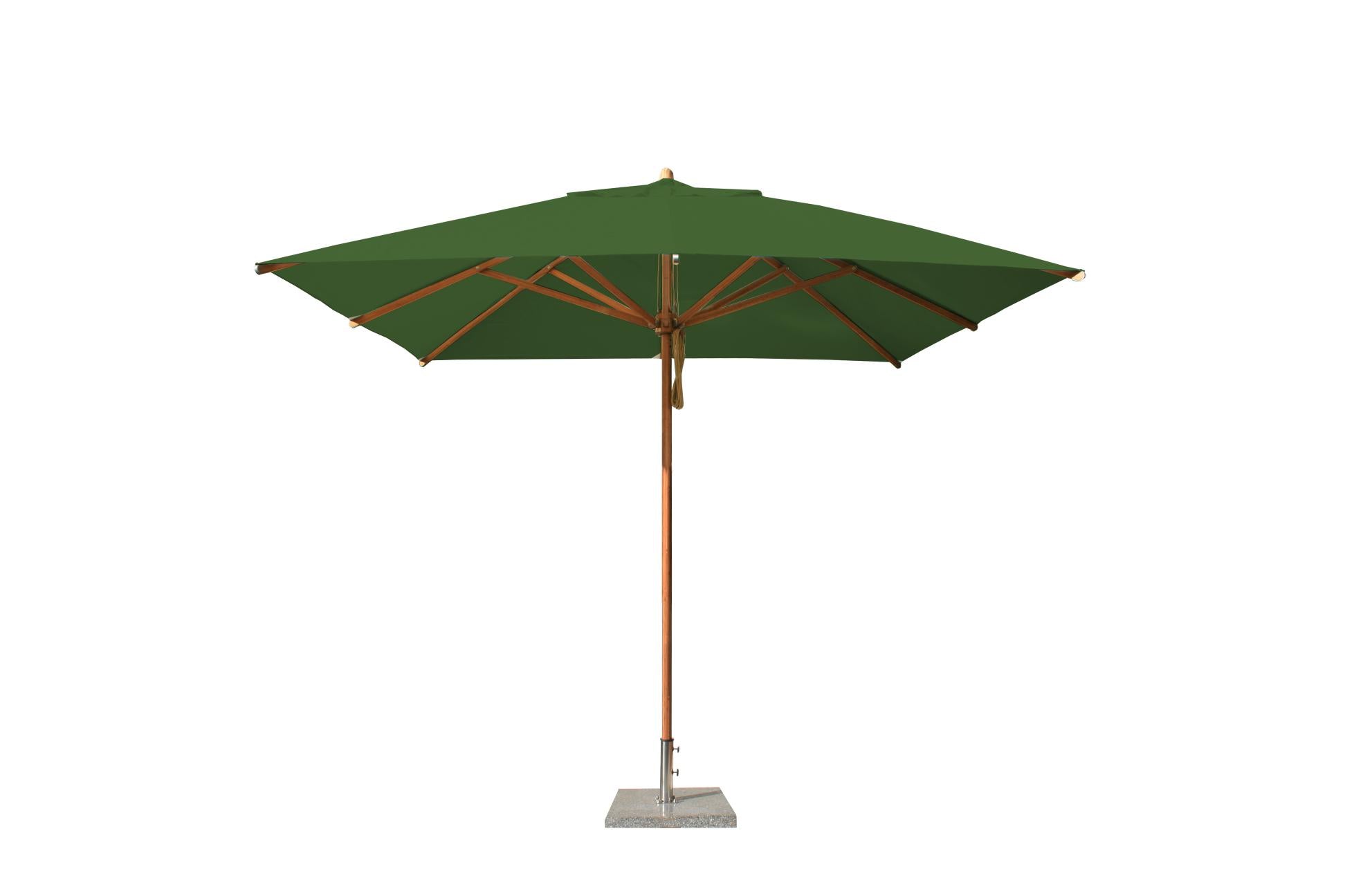 Bambrella Levante 3.0m Square Bamboo Umbrella