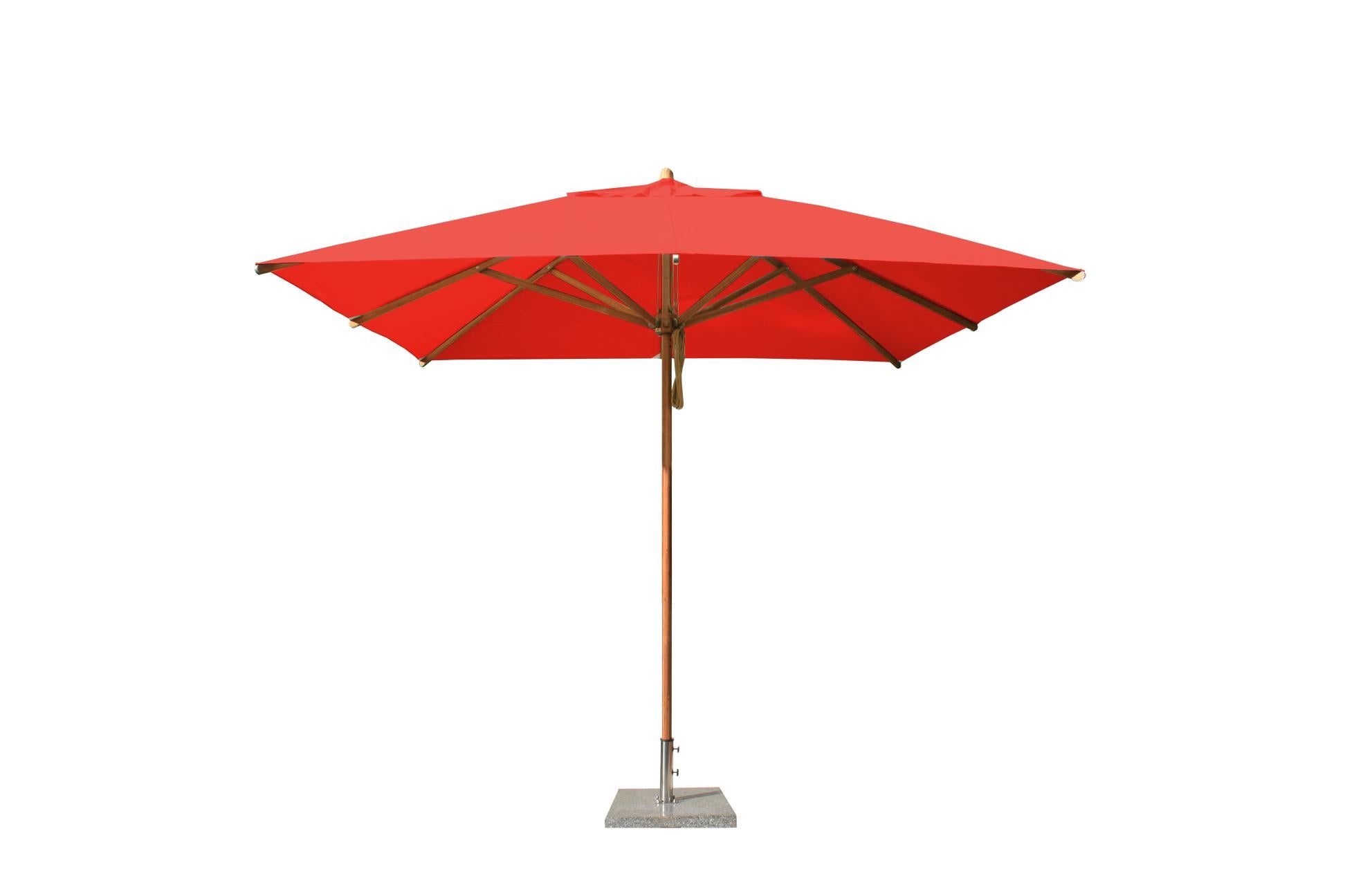 Bambrella Levante 3.0m Square Bamboo Umbrella