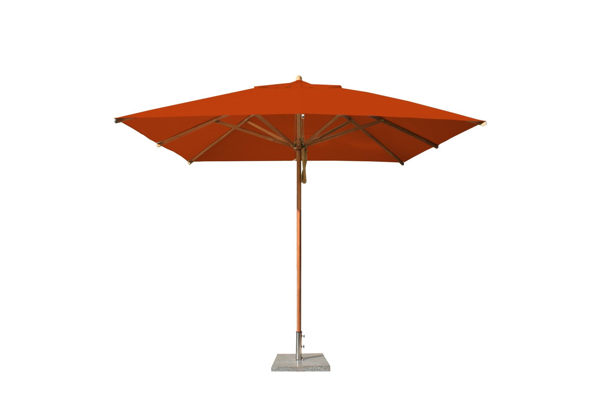 Bambrella Levante 3.0m Square Bamboo Umbrella