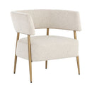 Sunpan Maestro Lounge Chair Danny Navy / Danny Rust / Dove Cream