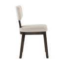 Sunpan Ricket Dining Chair Dark Brown - Dove Cream / Weathered Oak - Dove Cream