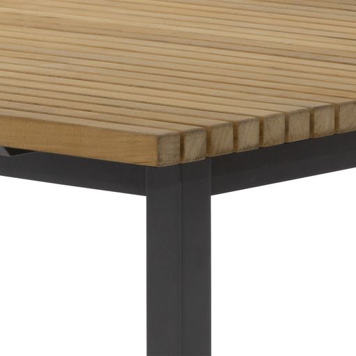 Sunpan Geneve Extension Dining Table Drift Brown / Natural in 80'' to 104''
