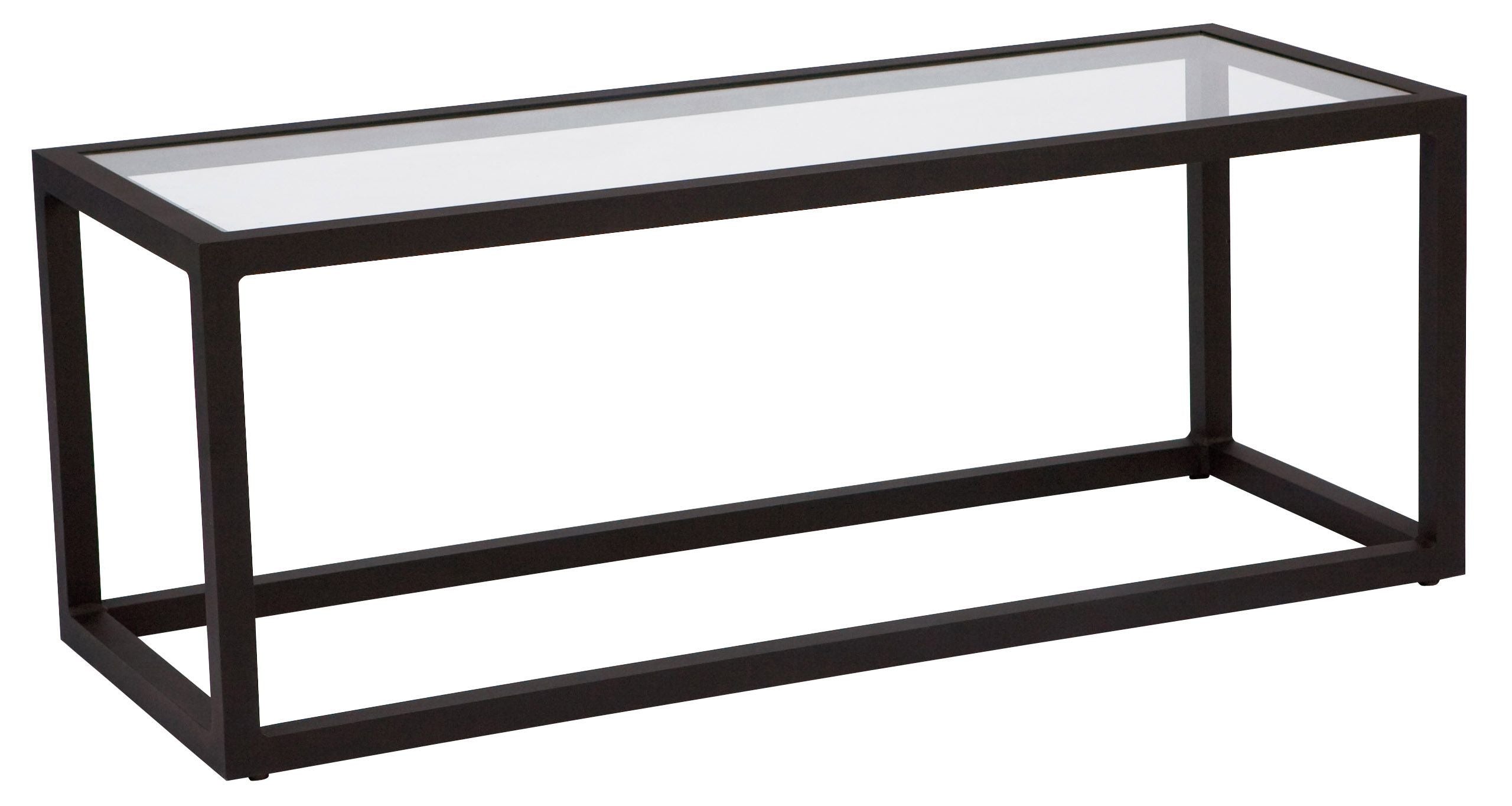 Woodard Salona Coffee Table with Glass Top