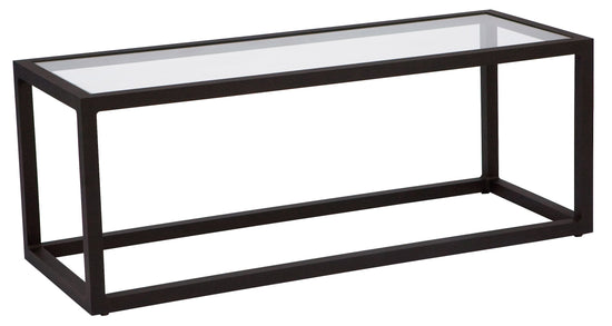 Woodard Salona Coffee Table with Glass Top