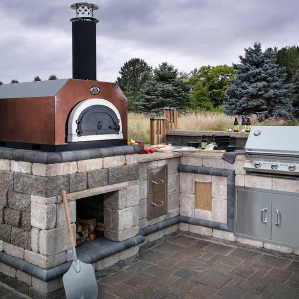 Chicago Brick CBO-750 Countertop (Pre-Assembled) with Metal Insulating Hood