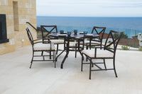 Sunset West La Jolla Aluminum Dining Chair with Cushion