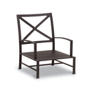 Sunset West La Jolla Aluminum Club Chair With Cushions In Canvas Flax - Set of 2