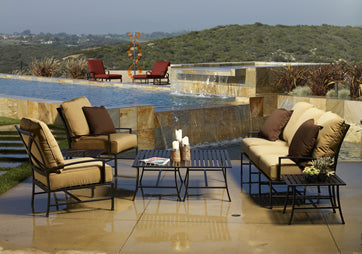 Sunset West La Jolla Aluminum Sofa with Cushion