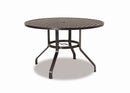 Sunset West La Jolla Aluminum 48" Round Dining Table with Dining Chairs