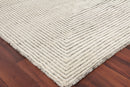 Exquisite Rugs Crescent Handmade Hand-Knotted New Zealand Wool Ivory Area Rug