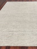 Exquisite Rugs Crescent Handmade Hand-Knotted New Zealand Wool Ivory Area Rug