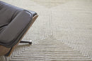 Exquisite Rugs Crescent Handmade Hand-Knotted New Zealand Wool Ivory Area Rug