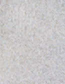 Exquisite Rugs Mosaic Leather Cowhide Ivory Area Rug