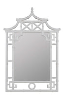 Cooper Classics Shing Glossy White Wall Mirror