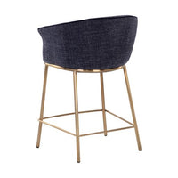 Sunpan Nadine Counter Stool Chacha Grey / Chacha Navy