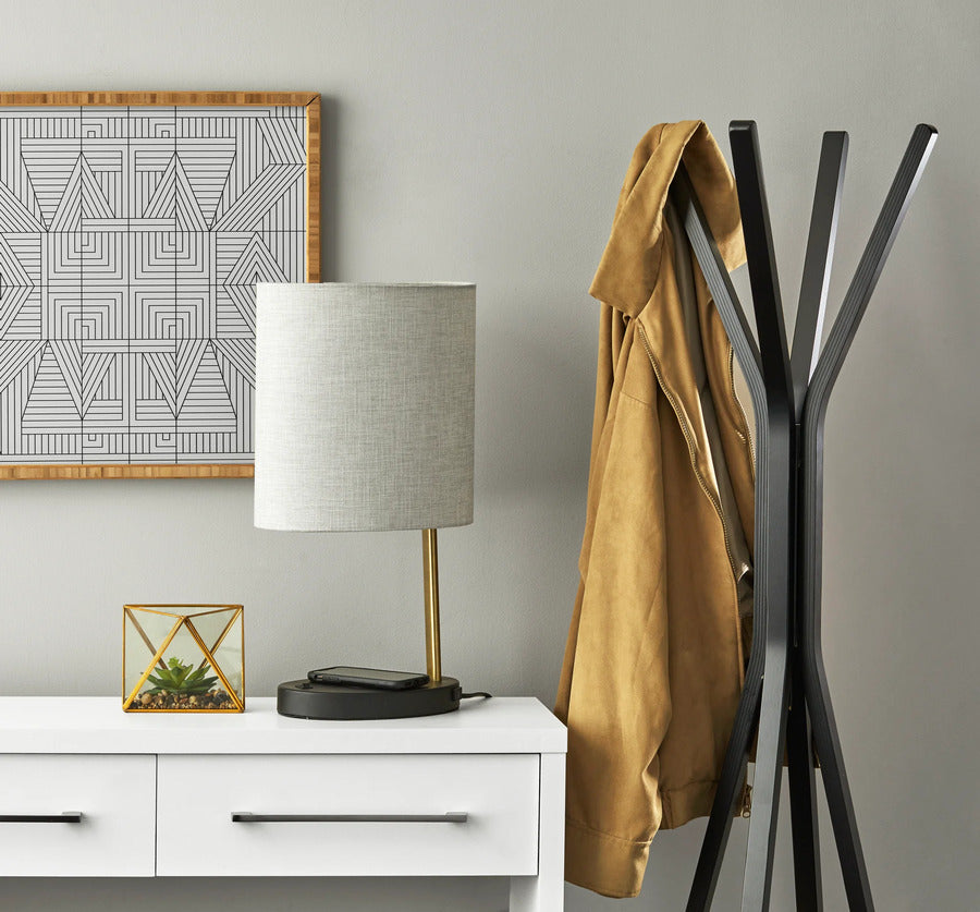 Adesso Curtis AdessoCharge Wireless Charging Table Lamp