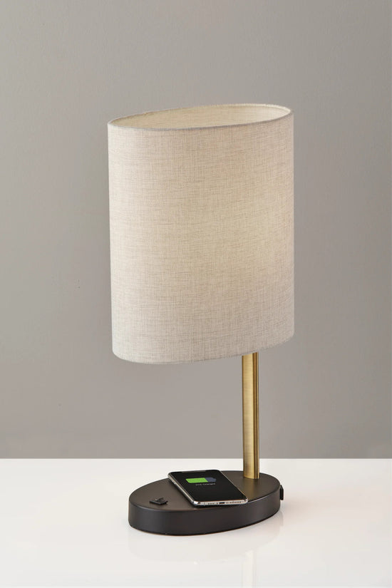 Adesso Curtis AdessoCharge Wireless Charging Table Lamp