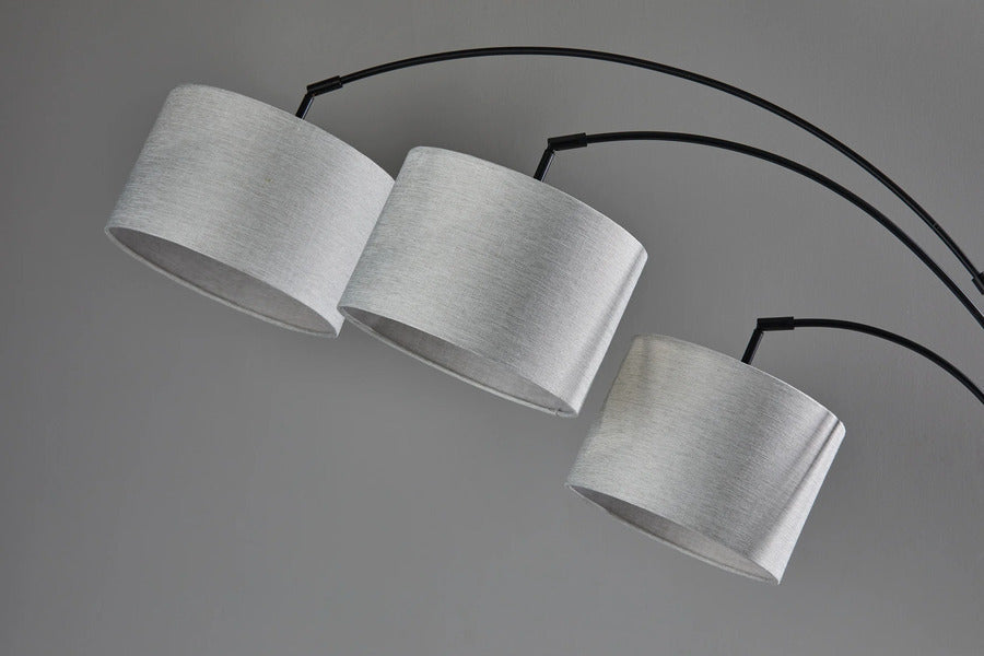 Adesso Bowery 3-Arm Arc Lamp