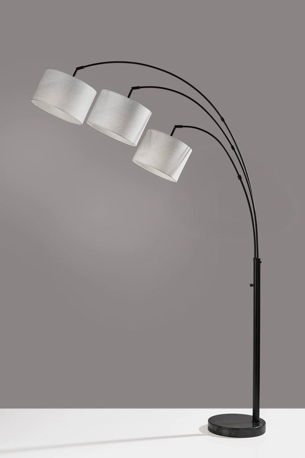 Adesso Bowery 3-Arm Arc Lamp