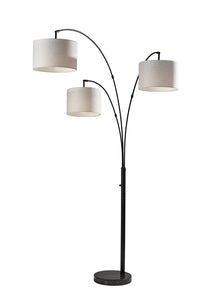 Adesso Bowery 3-Arm Arc Lamp
