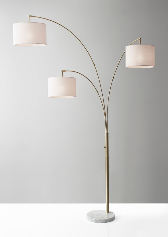 Adesso Bowery 3-Arm Arc Lamp