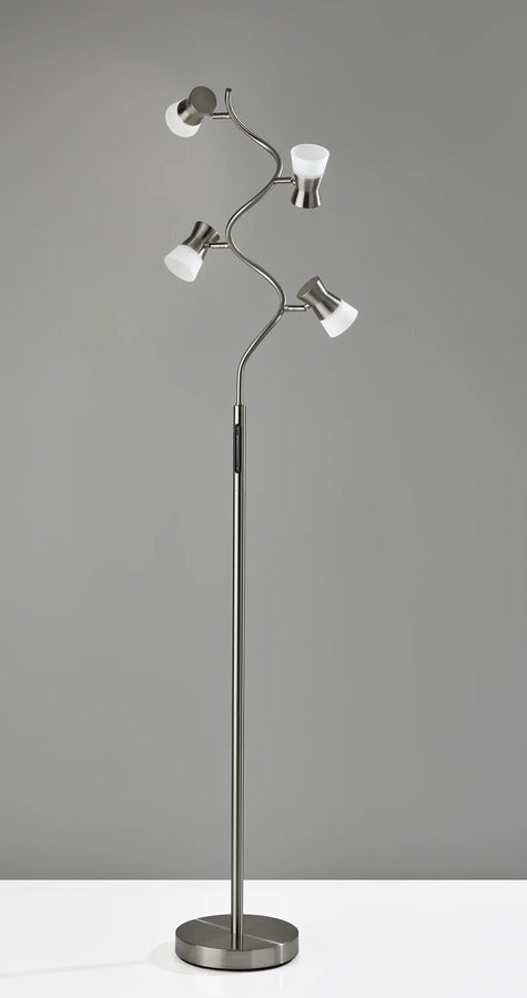 Adesso Cyrus LED Floor Lamp w. Smart Switch