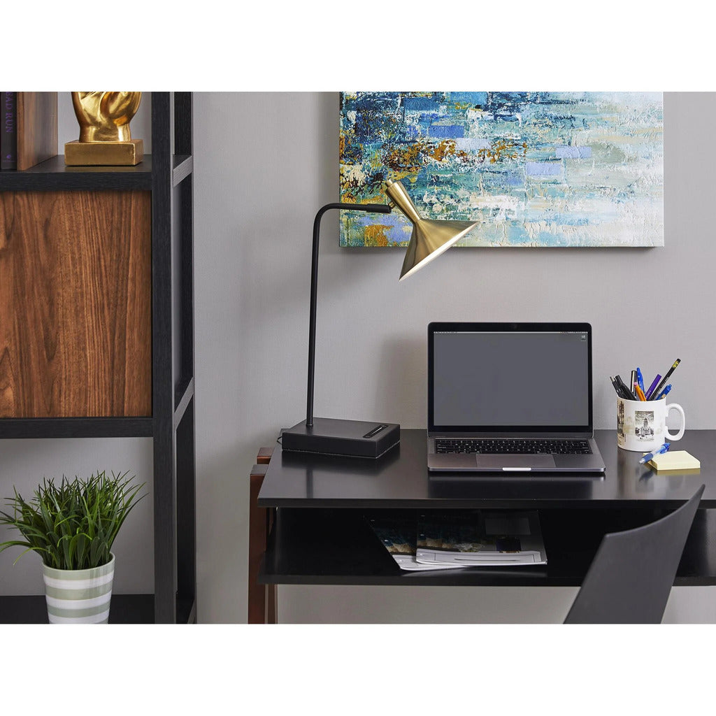 Adesso Lucas LED Desk Lamp With Smart Switch