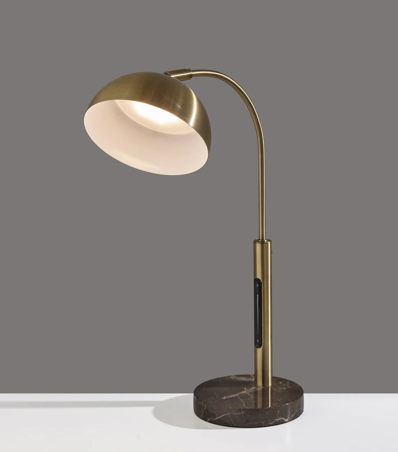 Adesso Bolton LED Desk Lamp With Smart Switch