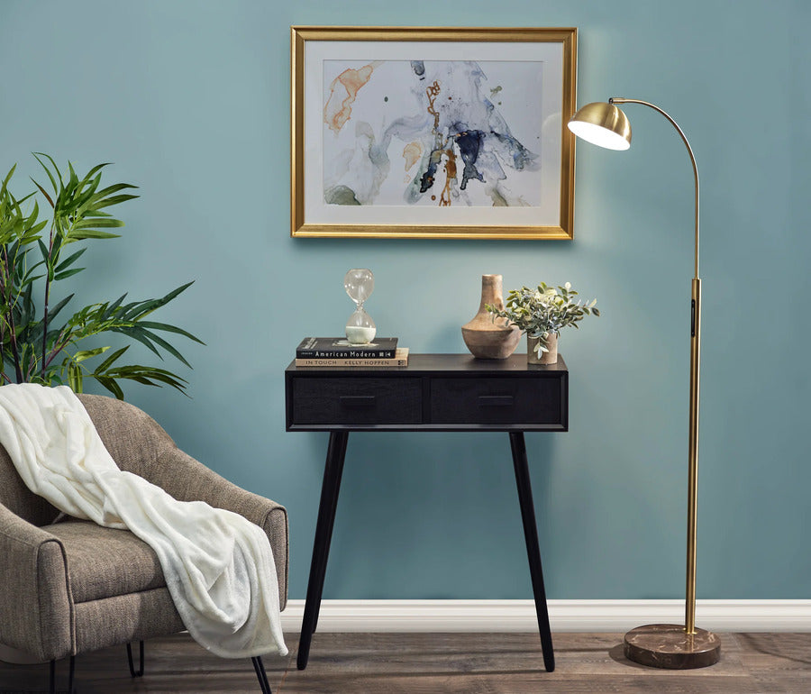 Adesso Bolton LED Floor Lamp With Smart Switch