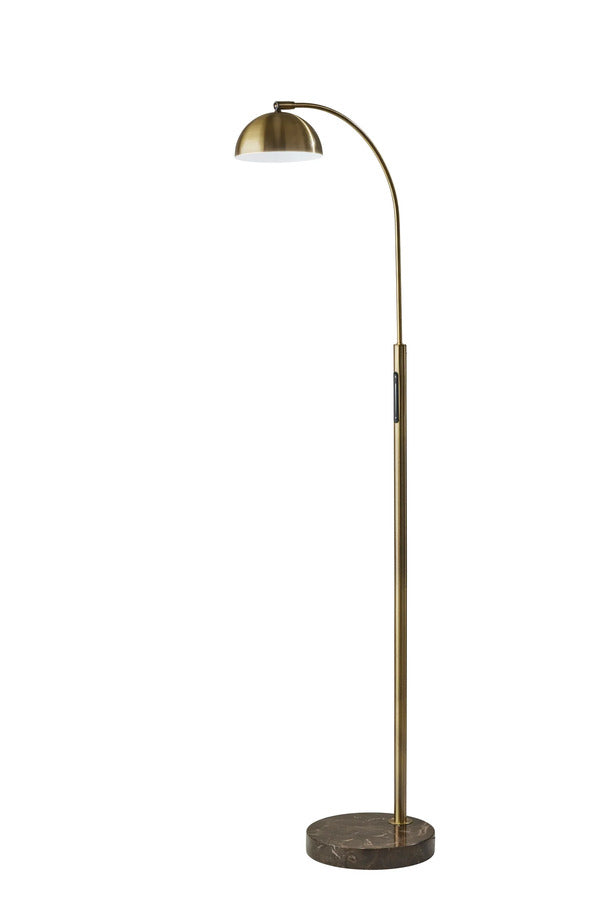 Adesso Bolton LED Floor Lamp With Smart Switch