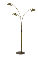 Adesso Bolton LED 3-Arm Arc Lamp With Smart Switch