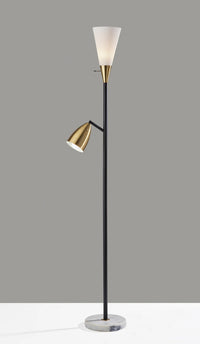 Adesso Dixon Combo Torchiere