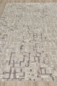 Exquisite Rugs Vista Handmade Hand Loomed New Zealand Wool and Bamboo Silk Area Rug