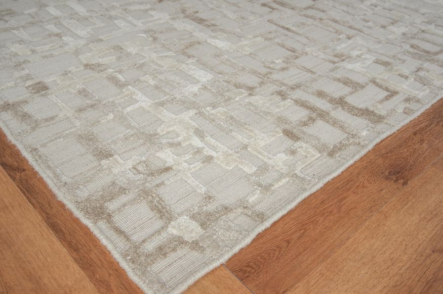 Exquisite Rugs Vista Handmade Hand Loomed New Zealand Wool and Bamboo Silk Area Rug
