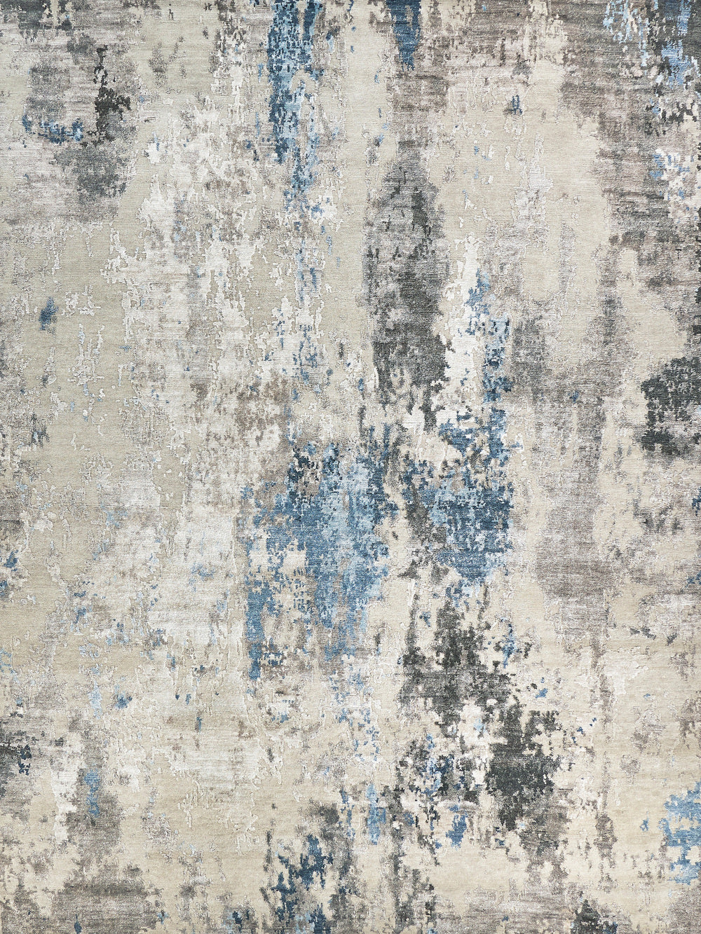 Exquisite Rugs Cosmo Handmade Hand-Knotted New Zealand Wool and Bamboo Silk Area Rug