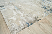 Exquisite Rugs Cosmo Handmade Hand-Knotted New Zealand Wool and Bamboo Silk Area Rug