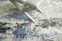 Exquisite Rugs Cosmo Handmade Hand-Knotted New Zealand Wool and Bamboo Silk Area Rug