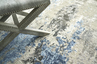 Exquisite Rugs Cosmo Handmade Hand-Knotted New Zealand Wool and Bamboo Silk Area Rug