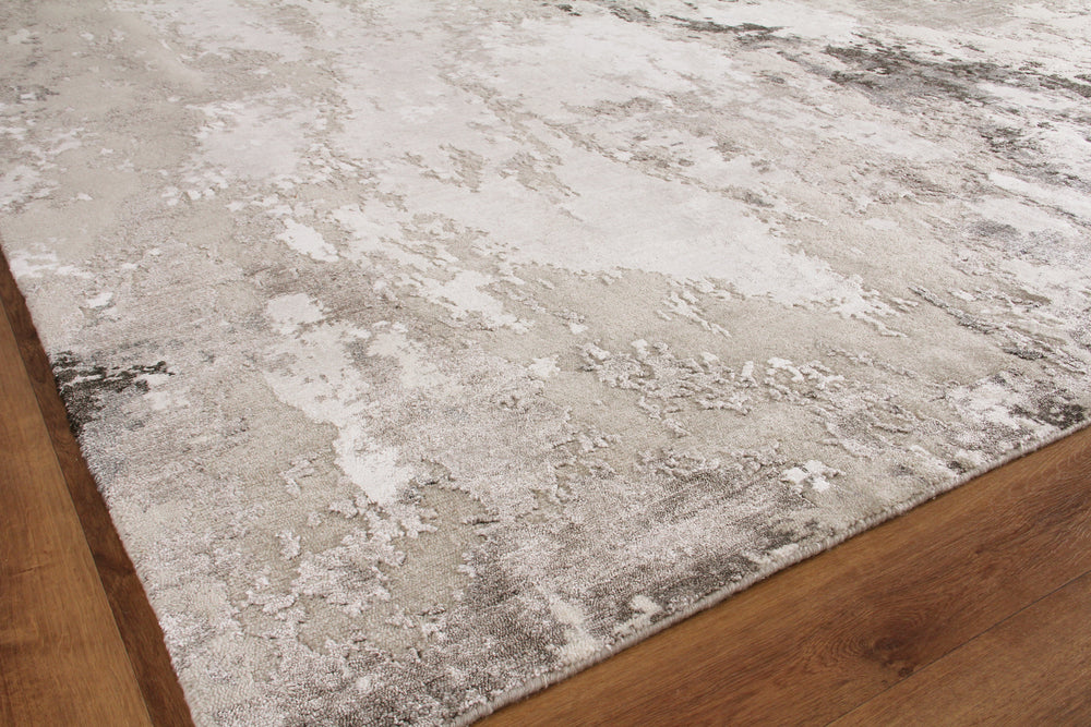 Exquisite Rugs Cosmo Handmade Hand-Knotted New Zealand Wool and Bamboo Silk Area Rug