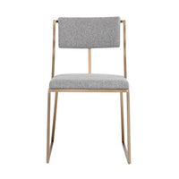 Sunpan Makena Dining Chair Monument Oatmeal / Pebble
