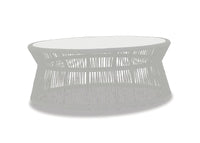 Sunset West Miami Coffee Table with Honed Cararra Marble Top