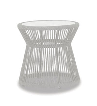 Sunset West Miami End Table with Honed Carrara Marble Top