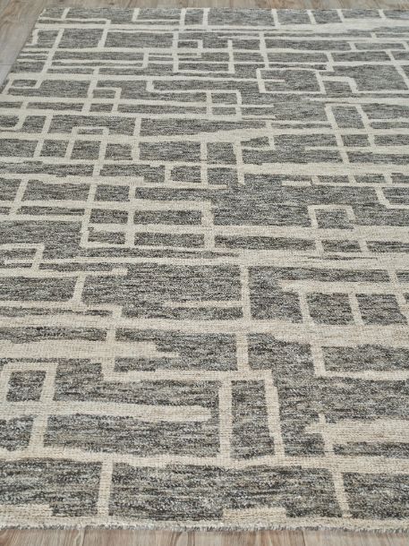 Exquisite Rugs Aldridge Handmade Hand-Knotted New Zealand Wool and Bamboo Silk Area Rug