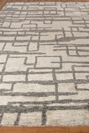 Exquisite Rugs Aldridge Handmade Hand-Knotted New Zealand Wool and Bamboo Silk Area Rug