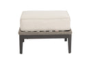 Sunset West Marbella Aluminum Ottoman with Cushions