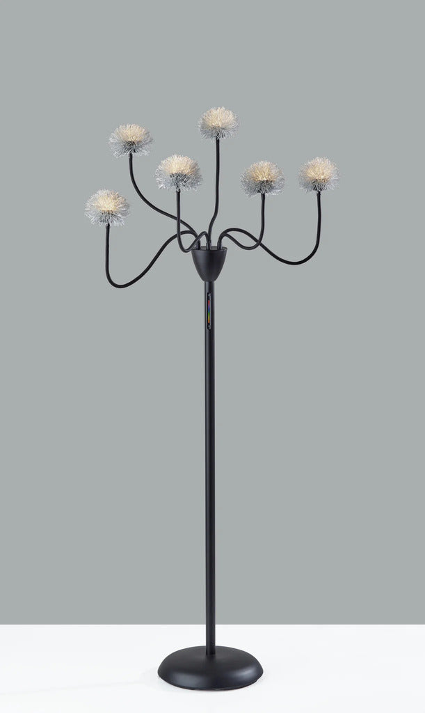 Adesso Pom Pom RGB LED Floor Lamp