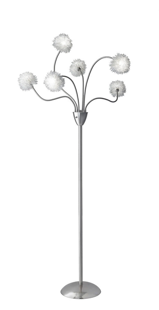 Adesso Pom Pom LED Floor Lamp