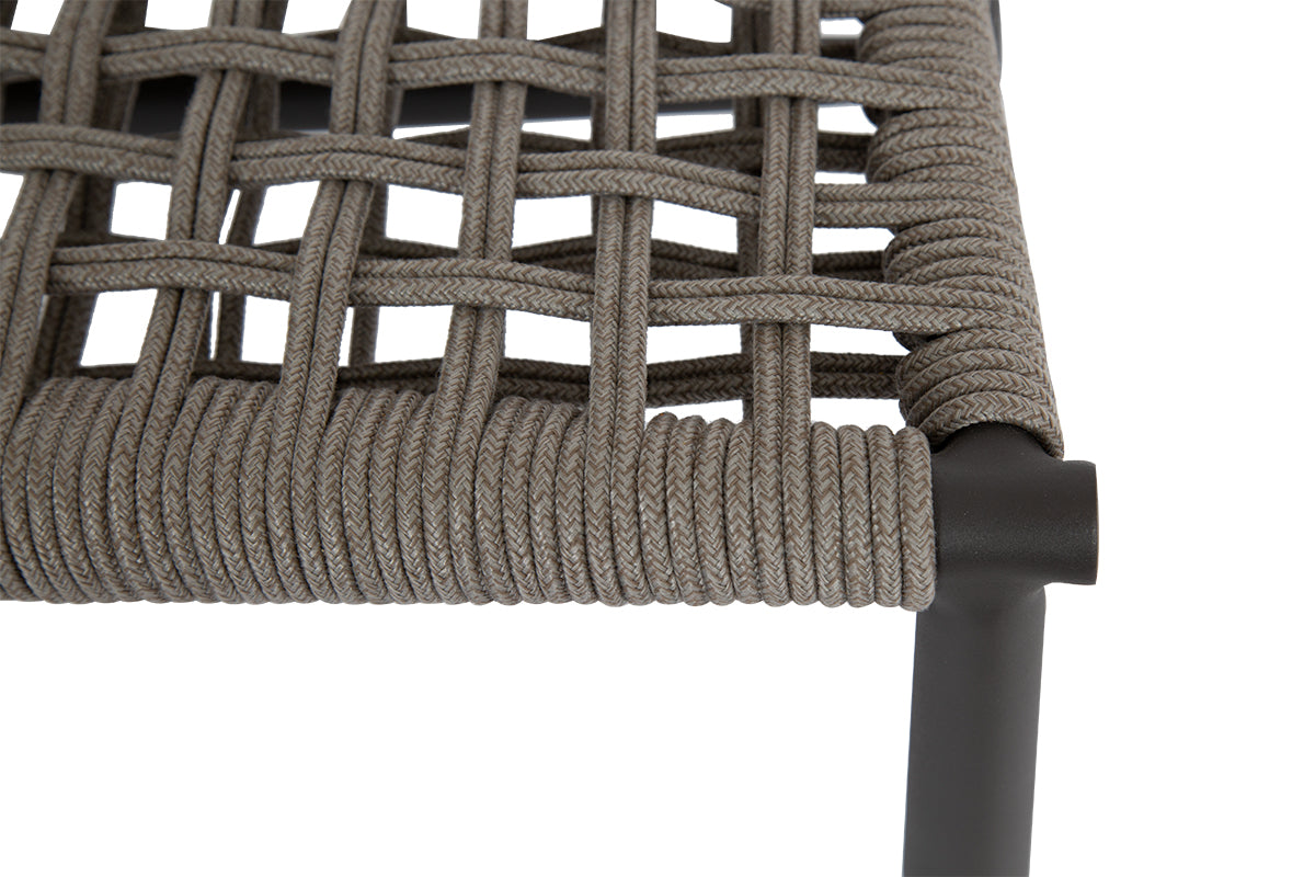 Sunset West Grigio Cushionless Accent Chair