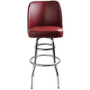 H&D Seating Heavy Duty 1.2'' Diameter Chrome Plated Base with Double Ring - Swivel